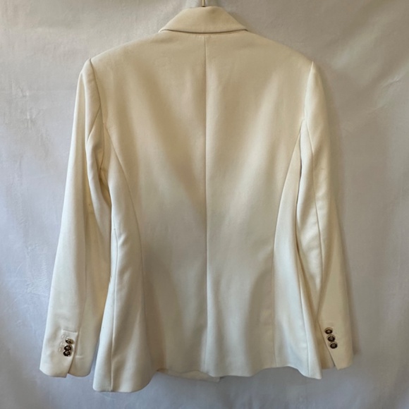 Zara Double Breasted Blazer - White - Picture 3 of 6
